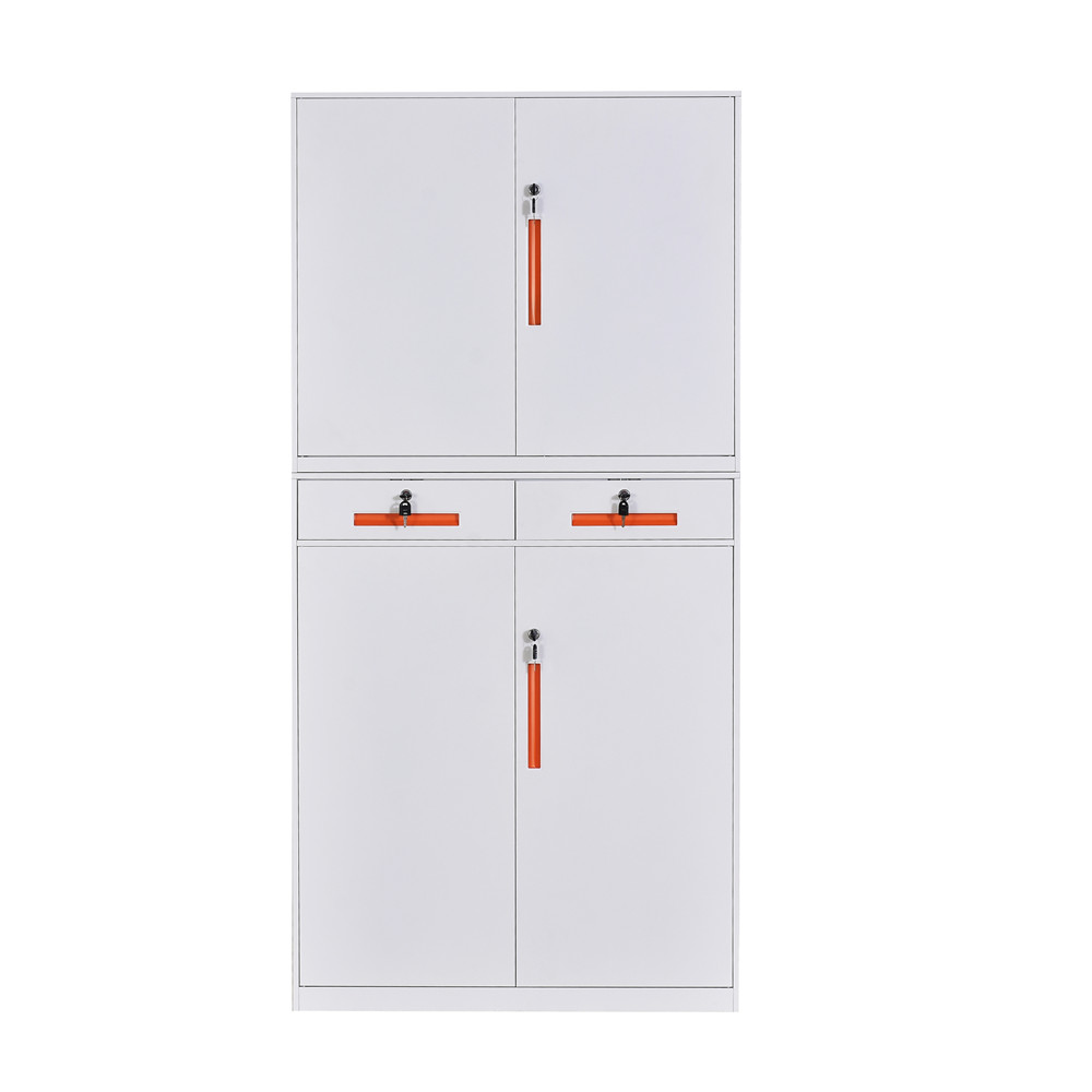 Steel Door Cabinet with 2 drawe