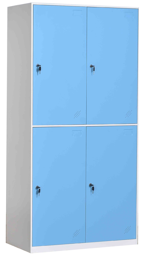 4 door steel locker