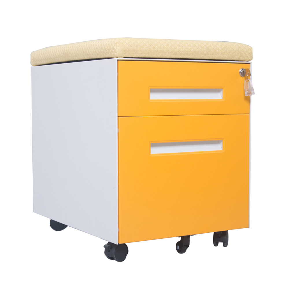 Mobile Filing Cabinet With Cushion