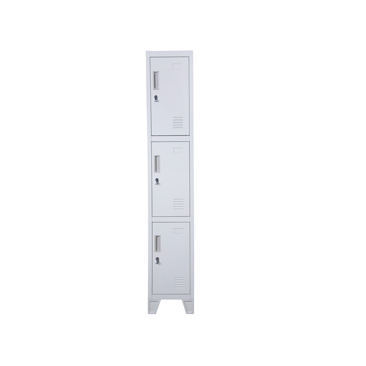 3 door High foot steel locker