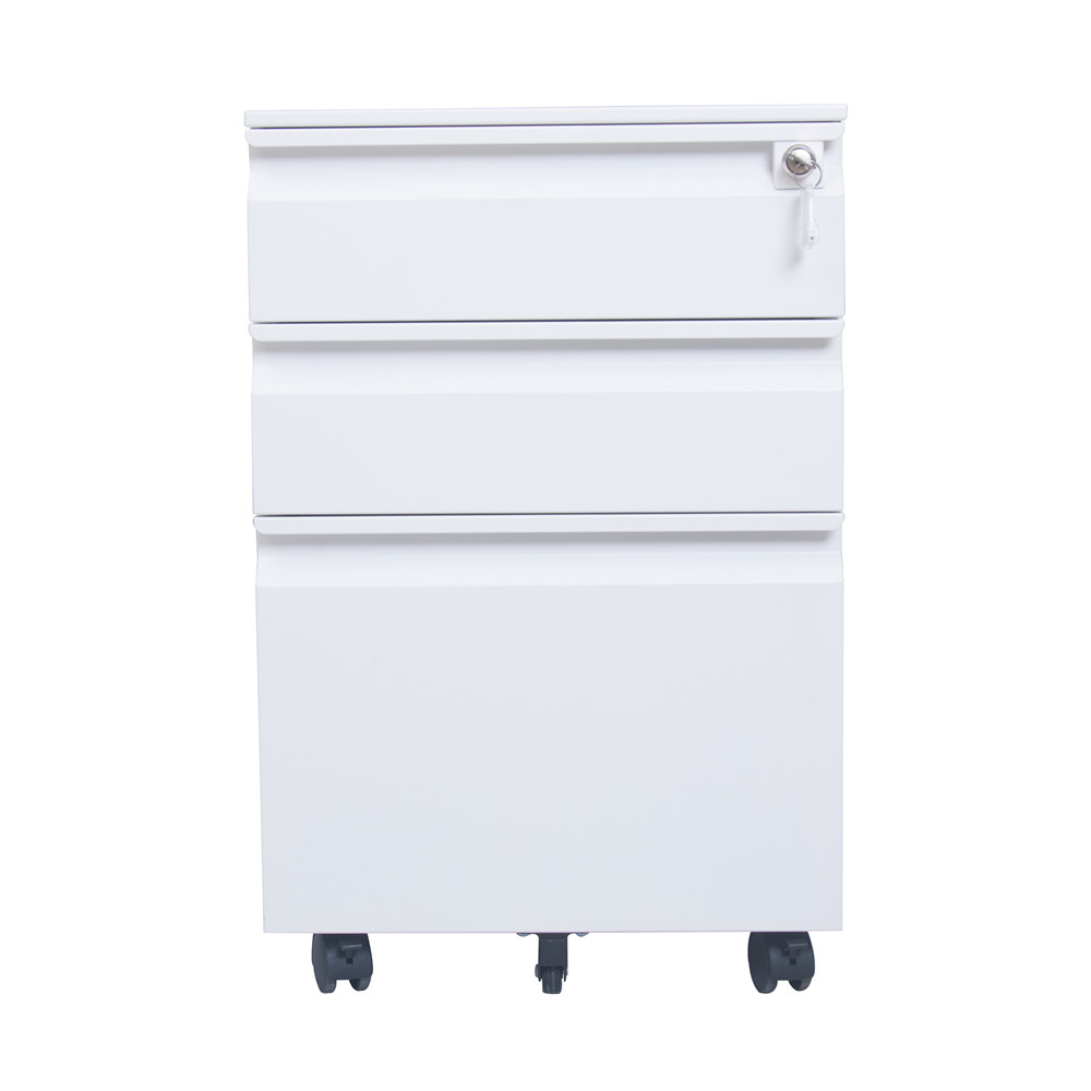 White Mobile drawer cabinet