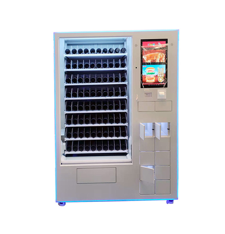 OEM ODM vending machine custom article lamp small snack vending machines with locker spiral
