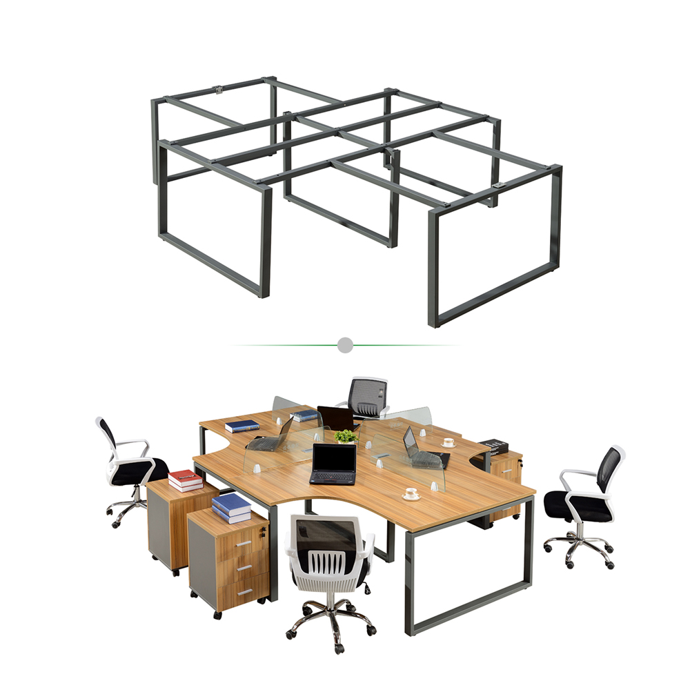 Wooden Color 4 Seater Office Desk 1.jpg