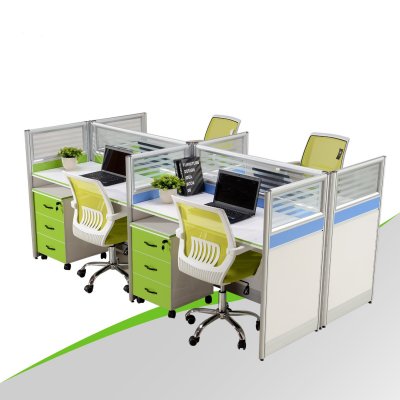 Office Partition Workstation for 4 People