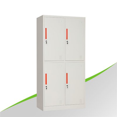 White Color 4 Door Steel Locker