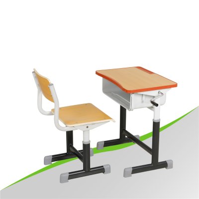 Hand Crank Lifting Desks and Chairs
