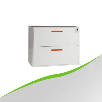 Lateral thin edge 2 Drawer Cabinet