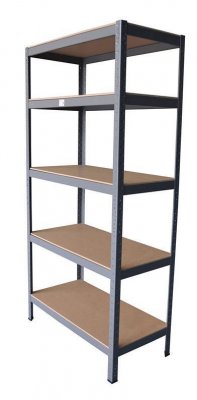 L shape column medium duty shelf