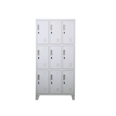 9 door High foot steel locker