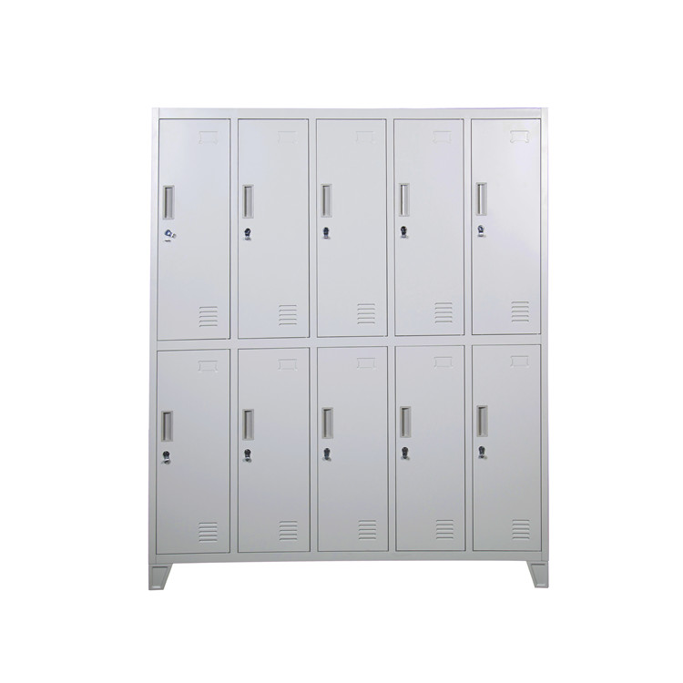 10 door High foot steel locker