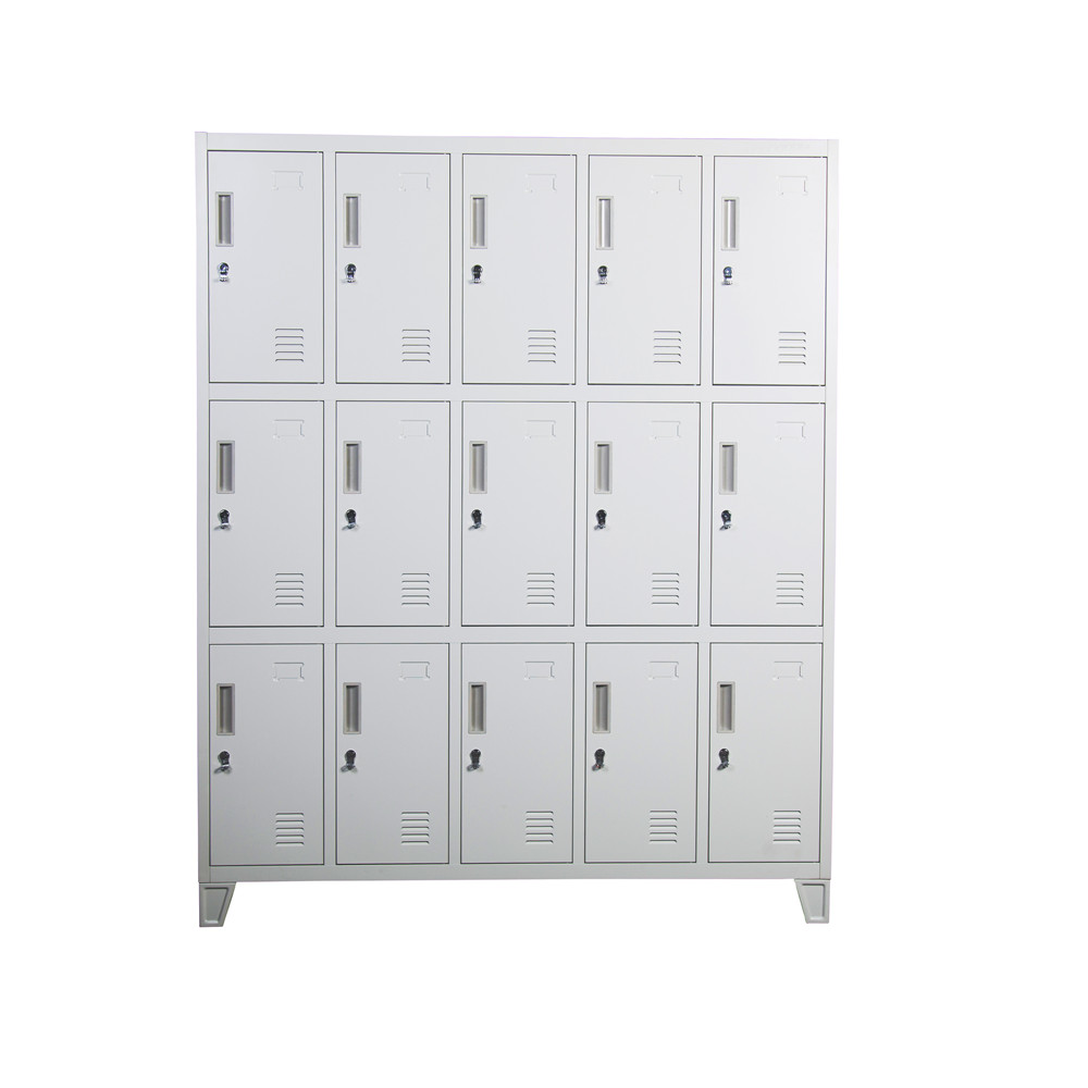 15 door High foot steel locker