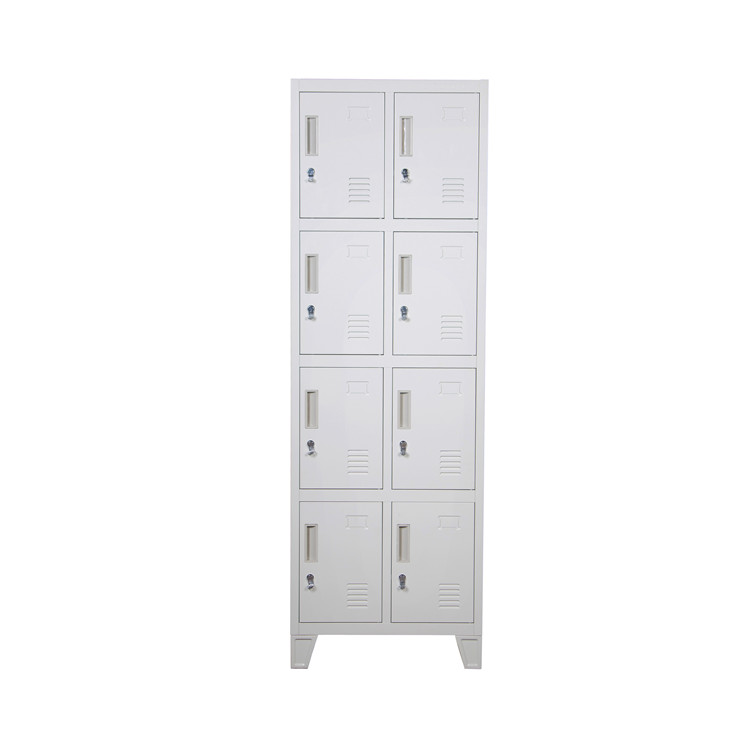 8 Door High foot steel locker