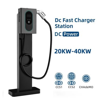 DC Fast charger 30KW 20KWH 40KWH for Car DC FAST Charging Pile CCS 32A 400V ev charger station for Electric Vehicle OCPP